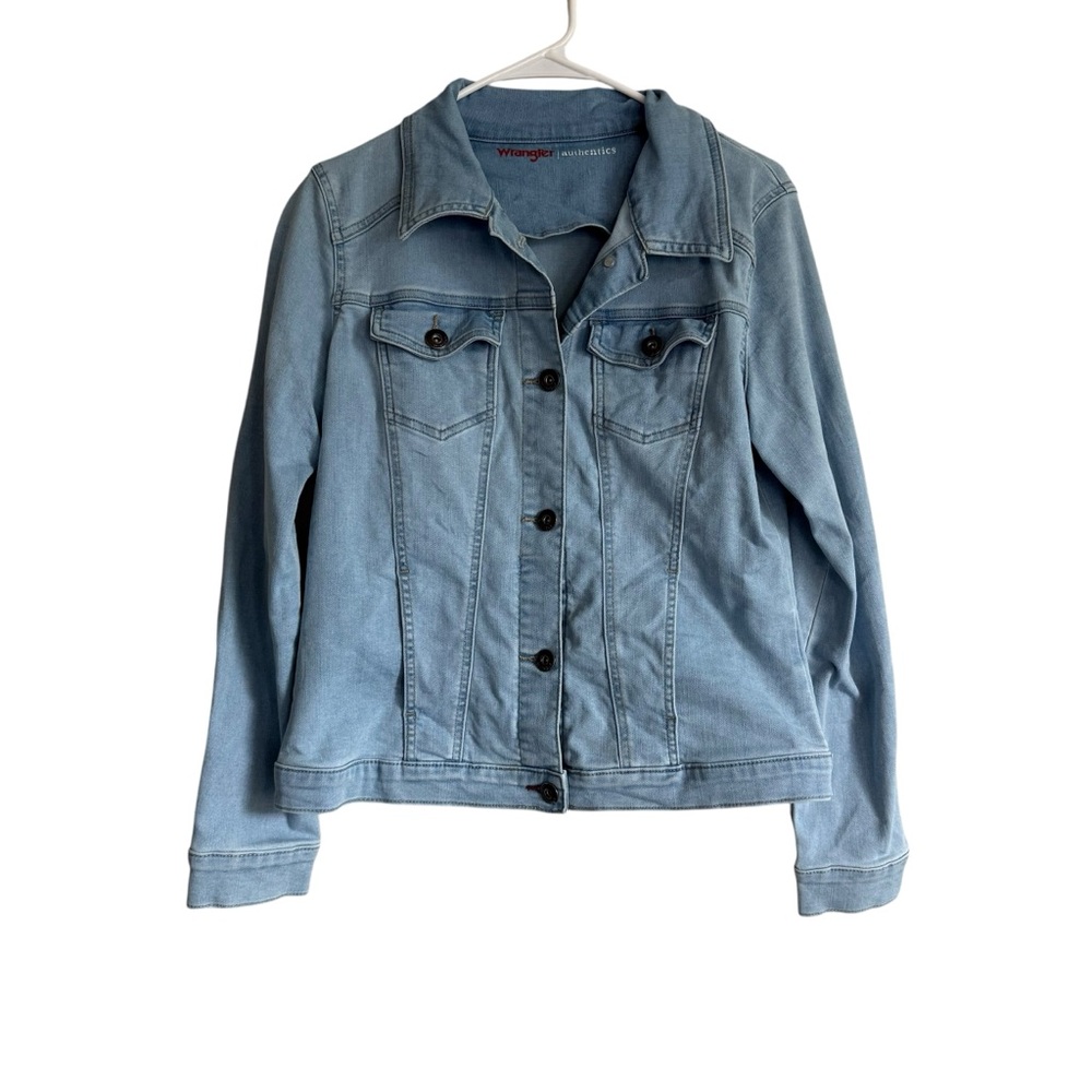 Wrangler Authentic Light Blue Jacket - Size M